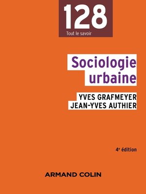 cover image of Sociologie urbaine--4e édition